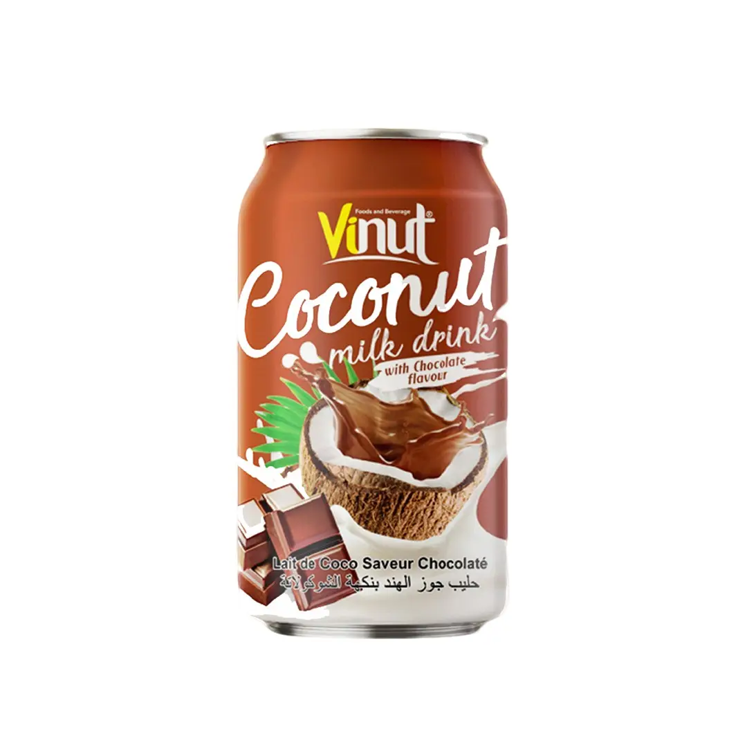 코코넛 밀크 초콜릿 맛 영양소 풍부한 330ml Vinut 무료 샘플, 개인 상표, 도매 공급 업체 (OEM, ODM)