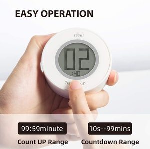 Digital Rotation Twisted Kitchen <strong>Timer</strong> Magnetic Kitchen Alarm Clock Egg <strong>Timer</strong> With LCD Screen <strong>Timer</strong> for Cooking Baking Studying - Product Image 3