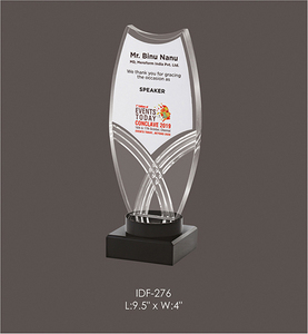 Trophy <strong>Awards</strong> for Sports Winners Luxury Design Customized Brand Logo Printable Crystal Promotional Trophy for Winners - Product Image 3