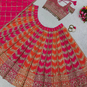 インドスタイルの新しいデザイナーlehngacholi DESIGNER COLLECTION <span class=keywords><strong>WHITE</strong></span> GEORGETTE HEAVY EMBROIDERY WORK LEHENGHA CHOLI SET