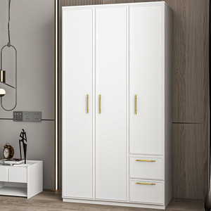 Vespera 3 kapılı çekmece dolabı beyaz avrupa tarzı şık ve fonksiyonel tasarım herhangi bir oda için mükemmel geniş depolama alanı sunuyor - Product Image 3