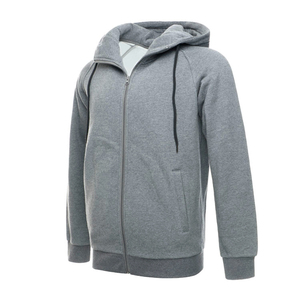 男女通用高品质定制重型全拉链连帽夹克<span class=keywords><strong>6XL</strong></span>尺码批发男装拉链连帽衫