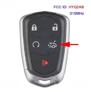 スマートリモートカーキーシボレーFCC: キャデラックESCALADE/ESCALADE ESV XTS CT6 ATS SRX用HYQ2ABキーレスリモコン - Product Image 2