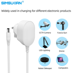 通用5V 1A 2A开关电源适配器，带发光二极管电脑材料交流DC美国欧盟英国非盟插头6V 2A电源适配器 - Product Image 6