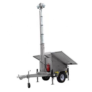 Mobile Surveillance <strong>Solar</strong> <strong>Powered</strong> Camera Trailer for USA Security <strong>Company</strong> - Product Image 3