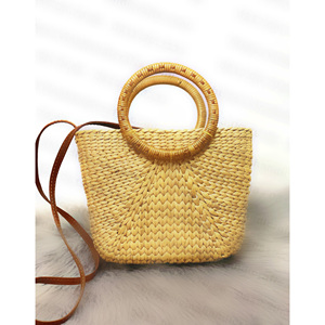 Çevre dostu Vintage büyük bayanlar çanta dayanıklı su sümbül işçilik her mevsim günlük kullanım için çok fonksiyonlu tasarım - Product Image 5