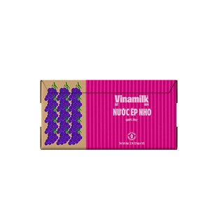 Vinamilk-フルーツジュース-グレープジュース-1カートンあたり1L X 12箱 (TP Brikボックス) - Product Image 5