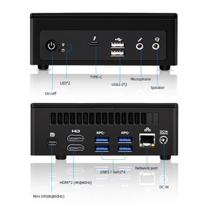 12th Gen Gamer Mini PC Thunderbolt 4 Intei7- 1165G7 1270P Win11 Dual DDR4 PCIE4.0 3.0 Gaming <strong>Computer</strong> 4x4K 8K UHD NUC WiFi6 - Product Image 4