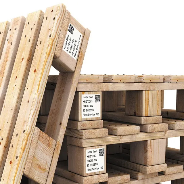 Quality pallets wholesale in bulk wooden pallets EU standard 1200 x 800 Euro pallet transport