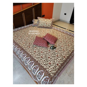 Amara & Masakali 93x108พร้อมปลอกหมอนอิงมือ2ชิ้นผ้าปูเตียงขนาดควีนไซส์พรีเมียมคอลเลกชัน AMBS018ล่าสุด - Product Image 4