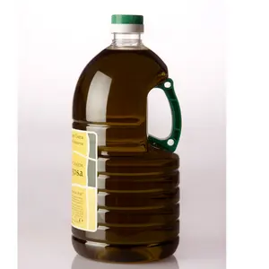 Best offer Spanish 2L PET light green Extra Virgin Olive Oil for home use cooking dressing supermarkets and hotels