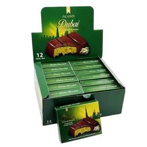 Kişiselleştirilmiş kunchocolate çikolata ambalaj özel Logo çikolata paketi ile PET temizle pencere kağıdı kutu - Product Image 3