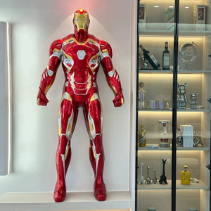 Patung besi pria Mark50, patung besi Man ukuran hidup Resin serat kaca buatan tangan MK50 MK7 kualitas tinggi kreatif - Product Image 5