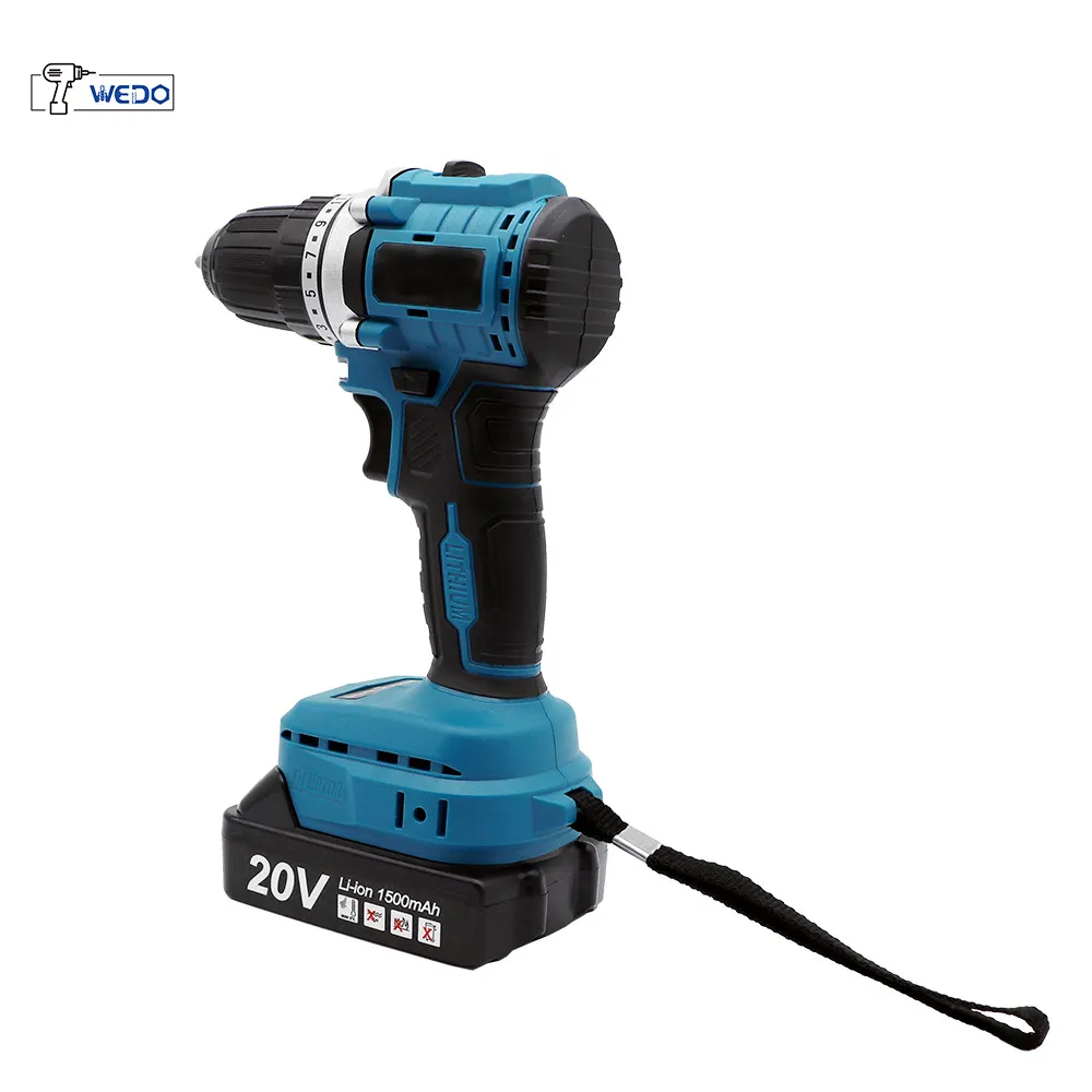 Hot Sale Brushless Drill with Lithium Battery for Wood Steel Drill Work Battery Operated Impact Drill OEM Customization Support