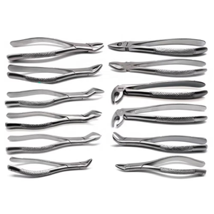 Diş çıkarma için diş çekme forsepleri Set yüksek kaliteli paslanmaz çelik Oral cerrahi aletler - Product Image 4