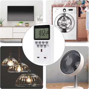 UK Electronic Digital Plug-in Timer, programmier bare Timer-Buchse mit LCD-Display - Product Image 4