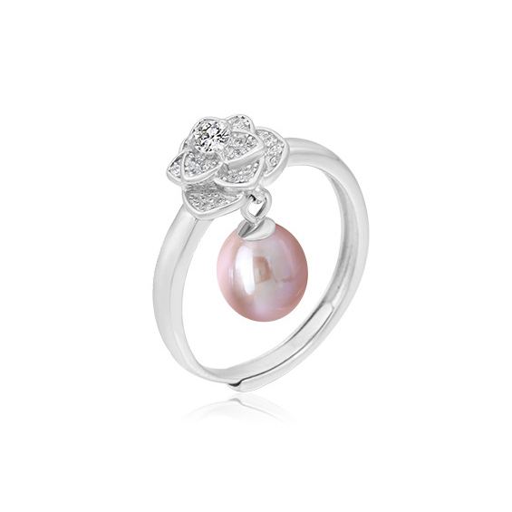 Pearl ring (purple)