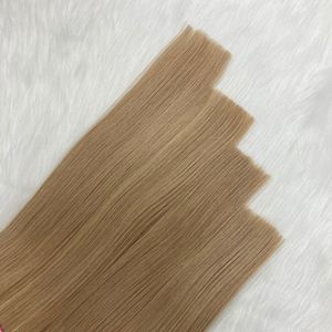 Lüks 100% vietnam insan saçı uzantıları kesilmemiş gevşek toplu 100g çift çekilmiş sarışın dalga doğal tarzı hiçbir atkı