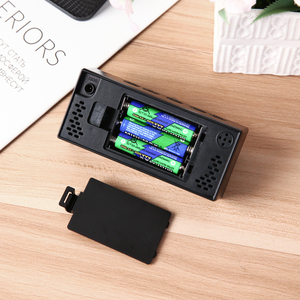 Nacht wecker mit LED-Anzeige USB-Batterie mit Temperatur-Schlummer datum Einstellbare Helligkeit - Product Image 5