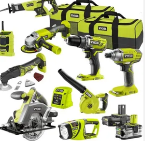 まったく新しい本物のRyobiS18Vコードレス12ツールコンボキット (1) 1.5ツールセット付き - Product Image 3