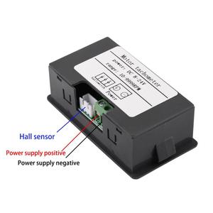 DC8-24V <strong>4</strong> <strong>Digital</strong> LED <strong>Display</strong> Tachometer Gauge NPN 10-9999 RPM Speed <strong>Meter</strong> Hall Proximity Switch <strong>Sensor</strong>
