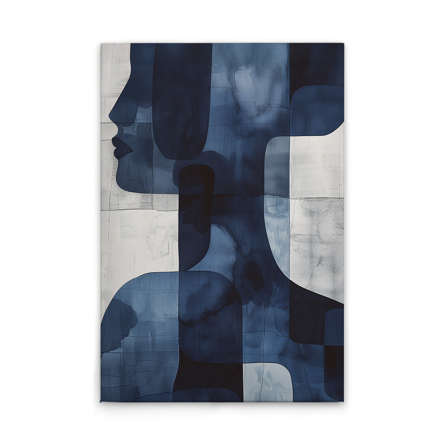 Blue, White