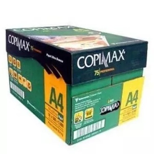 コピマックスパペルボンド! COPIMAX A4コピー用紙70,75および80 gsmが利用可能/COPIMAXレターサイズコピー用紙ボンド紙
