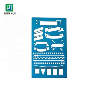 <strong>Etching</strong> Brushed Safe Material Stainless Steel Letter Drawing <strong>Stencils</strong> for Children