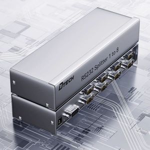 DTECH DT-5048 1 in 8 out RS232DB9シリアルコンバータースプリッター1〜8 - Product Image 2