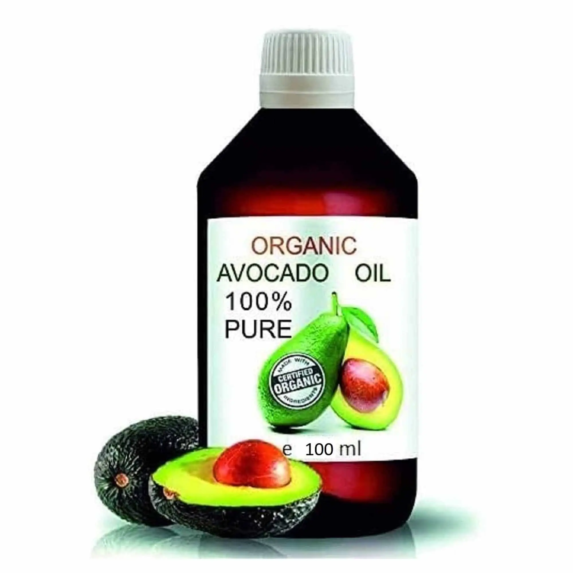 Olio di Avocado biologico all'ingrosso olio di Avocado vergine Extra vergine al 99% puro per la pelle