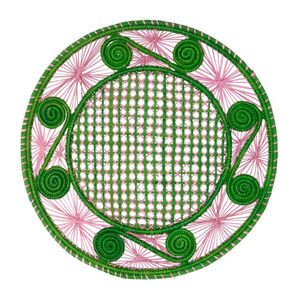藤条杯垫套装现代设计外观黄麻杯垫优雅家用酒店餐桌藤条杯垫高品质