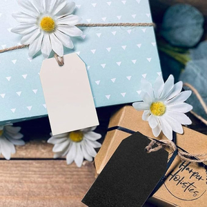 Etiqueta colgante de papel personalizada de alta calidad, etiquetas de ropa de lujo, tarjeta de cabecera de etiqueta, diseño personalizado aceptado para etiquetado de precios de ropa - Product Image 6