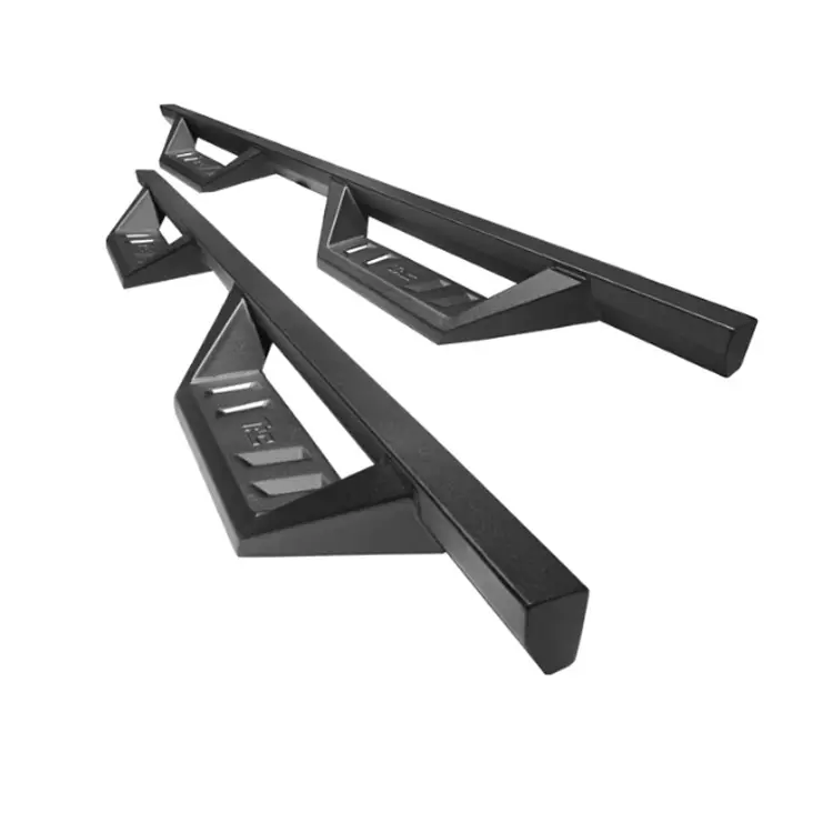 Mattschwarze modulare Drop Step Side Nerf Bars Rail Trittbretter