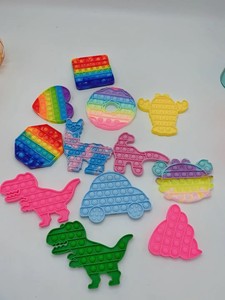 Bubble Pop Fidget <strong>Toy</strong> in <strong>Red</strong> Among Character Shape for Sensory Play Stress Relief Autism Support and Calming Activity - Product Image 4