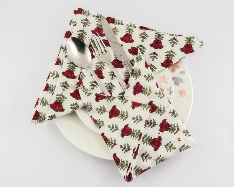 Apple and Cherry Red And Olive Green