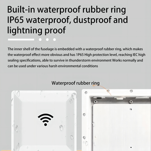 IP65 Waterproof Access Control <strong>Card</strong> <strong>Reader</strong> for Vehicle Management Long Range 33dbm RS232 <strong>Interface</strong> 860-960MHz Frequency <strong>Reader</strong> - Product Image 2