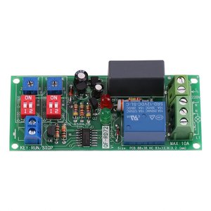 AC100V~250V Infinite Cycle Delay Timer Timing Switch <strong>Relay</strong> Turn On Off <strong>Module</strong> 0.5s ~ 1000min Adjustable Time Delay Switch - Product Image 1