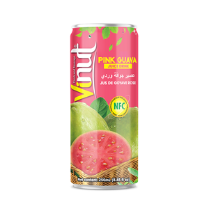 パルプ入りグアバジューストロピカルドリンクVINUTNFCトロピカルドリンクファクトリーフォーミュラ果物と野菜ジュースODMOEMサービス - Product Image 1