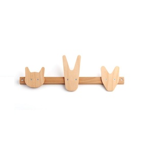 Premium in legno a parete gancio di esposizione appendiabiti appesi asciugamani, accappatoi, cappotti e cappelli ganci decorazioni in legno massello.