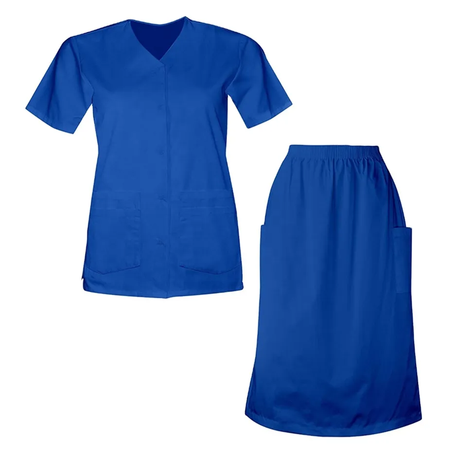Vestido de enfermeira moderno para hospital, uniforme de enfermagem, roupa de esfrega, roupa de enfermagem, serviço OEM, venda imperdível de roupas de enfermagem em 2024, novidade