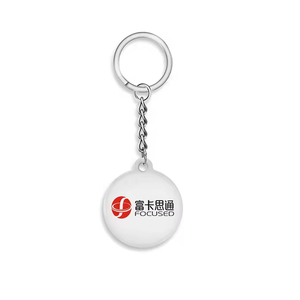 QRコードプリントエポキシ13.56mhz rfid nfcキーチェーンタグ弾性ストリング付き - Product Image 6