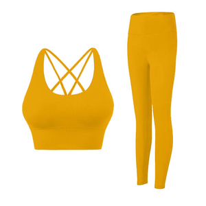 Women 2 Pcs <strong>Yoga</strong> Sets Workout New Arrival <strong>Yoga</strong> Set for Women Best Price Low Moq Solid Material <strong>Yoga</strong> Set in Wholesale Price - Product Image 4