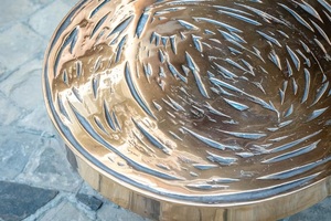 Most Amazing Coffee <strong>Table</strong> <strong>Rectangular</strong> Shape With Handmade Rounded Designing With Golden Finishing Metal <strong>Nesting</strong> <strong>Table</strong> for Sale - Product Image 6