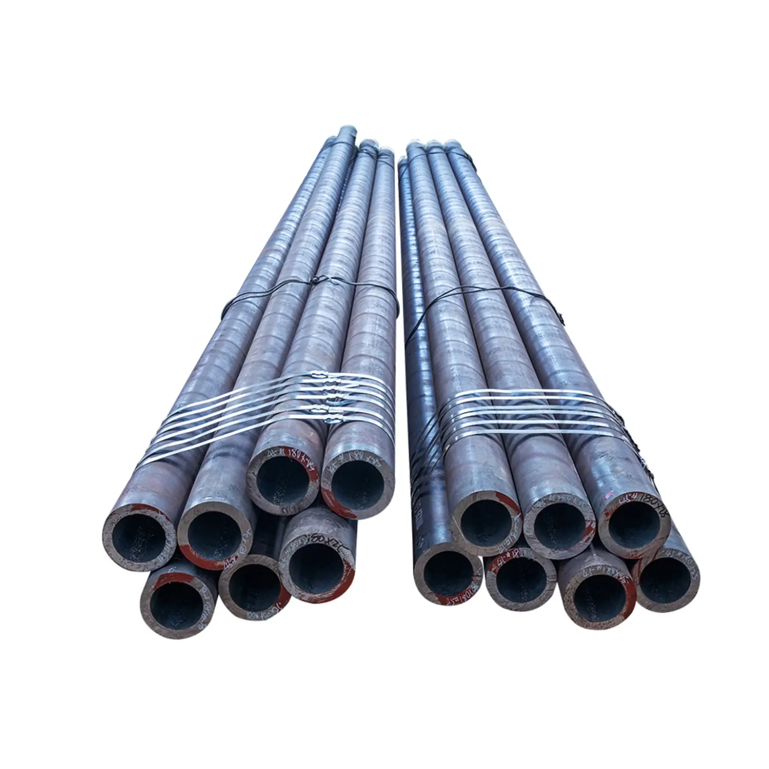 Tube de tuyau d'acier au carbone de recourbement d'api pour le matériau de construction Tuyaux d'acier soudés galvanisés Structure d'oléoduc