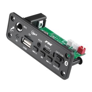 MP3Bluetoothアンプデコーダーボード2 * 3Wマイクジャック付きMIC Bluetooth5.3ロスレスUディスクTFカードAUXプレーヤー - Product Image 5