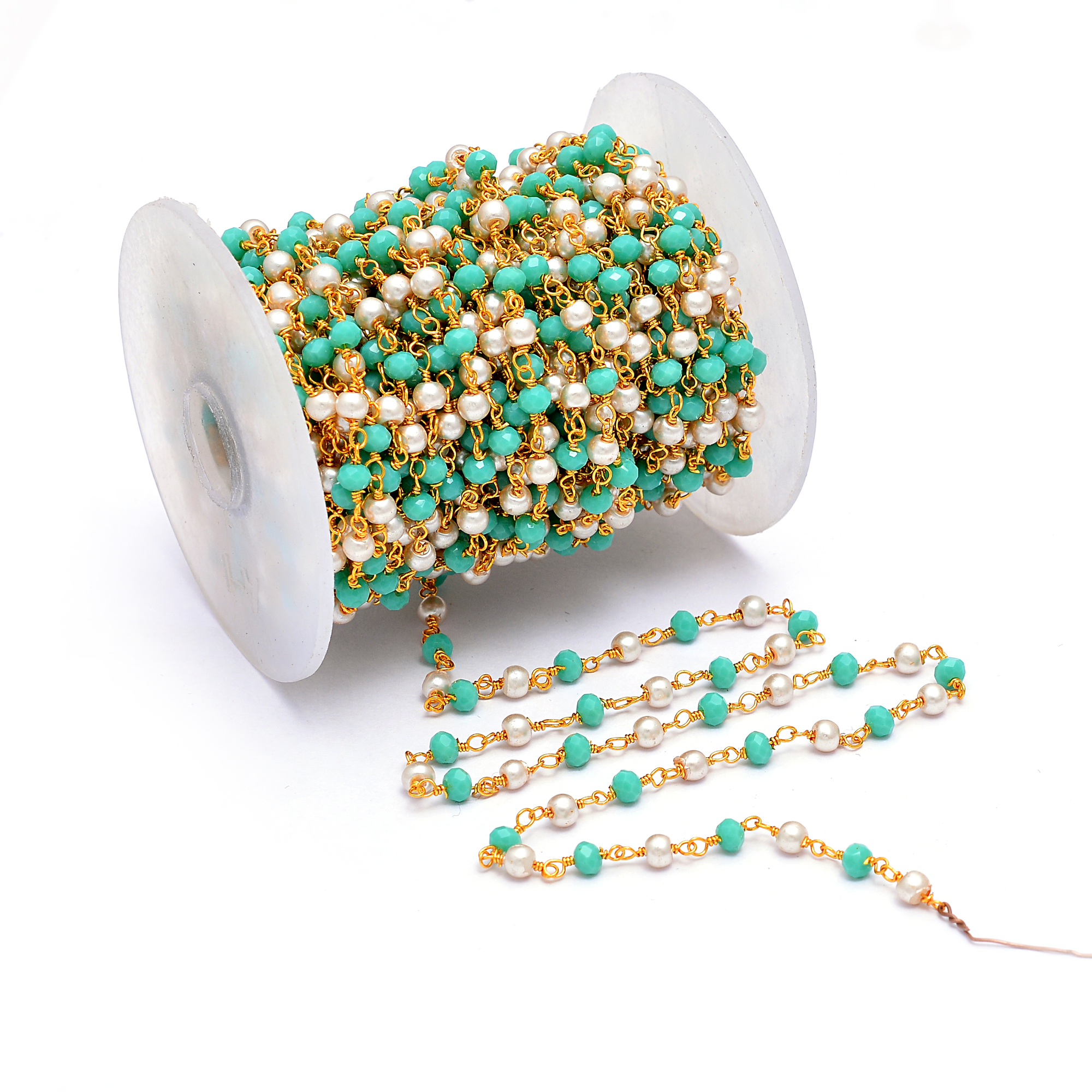 Turquoise and Pearl