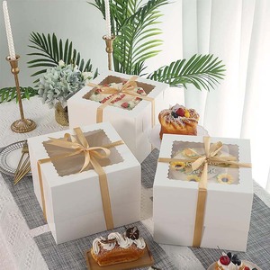 カスタマイズ可能な10x10x8ケーキ包装箱カスタム印刷中国工場食品用 - Product Image 5