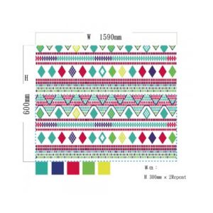 Geometric <strong>Pattern</strong> Fabric for Polyester Fabric - Product Image 1