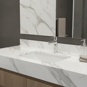 OEM sang trọng 3D in acrylic rắn bề mặt tấm 3D mô hình thiết kế tay đánh Bóng Hiện Đại Countertop phòng tắm Vanity bảng Top hic - Product Image 4