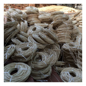 Raw Rattan Material - Rattan Core, Ratan Round Core With Customized Sized for Handicraft, Raw <strong>Natural</strong>/ Bleached Rattan Core - Product Image 3